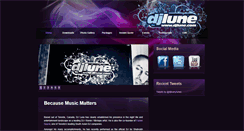 Desktop Screenshot of djlune.com